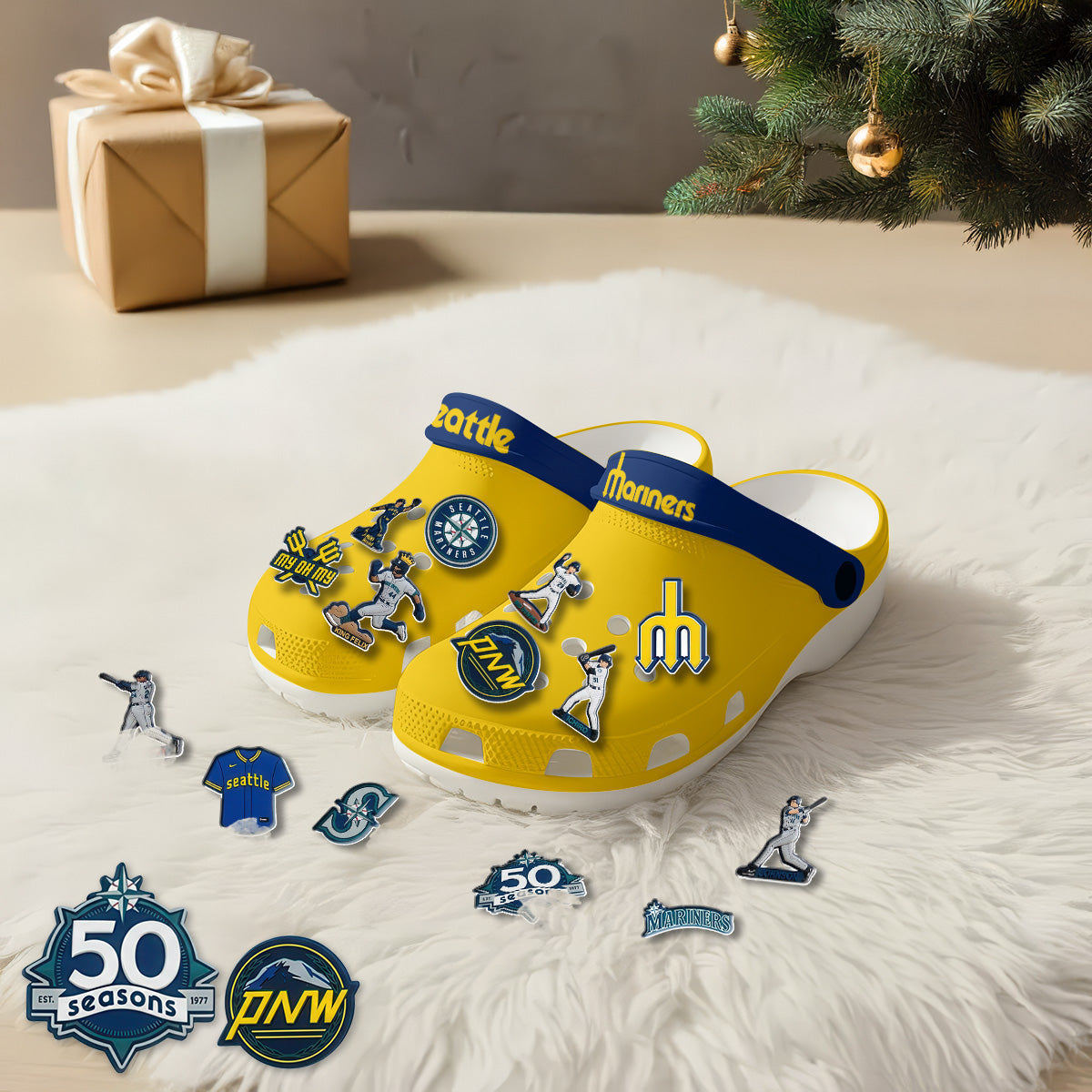 SM 2026 Yellow clogs - Charms Gift Set-DTD