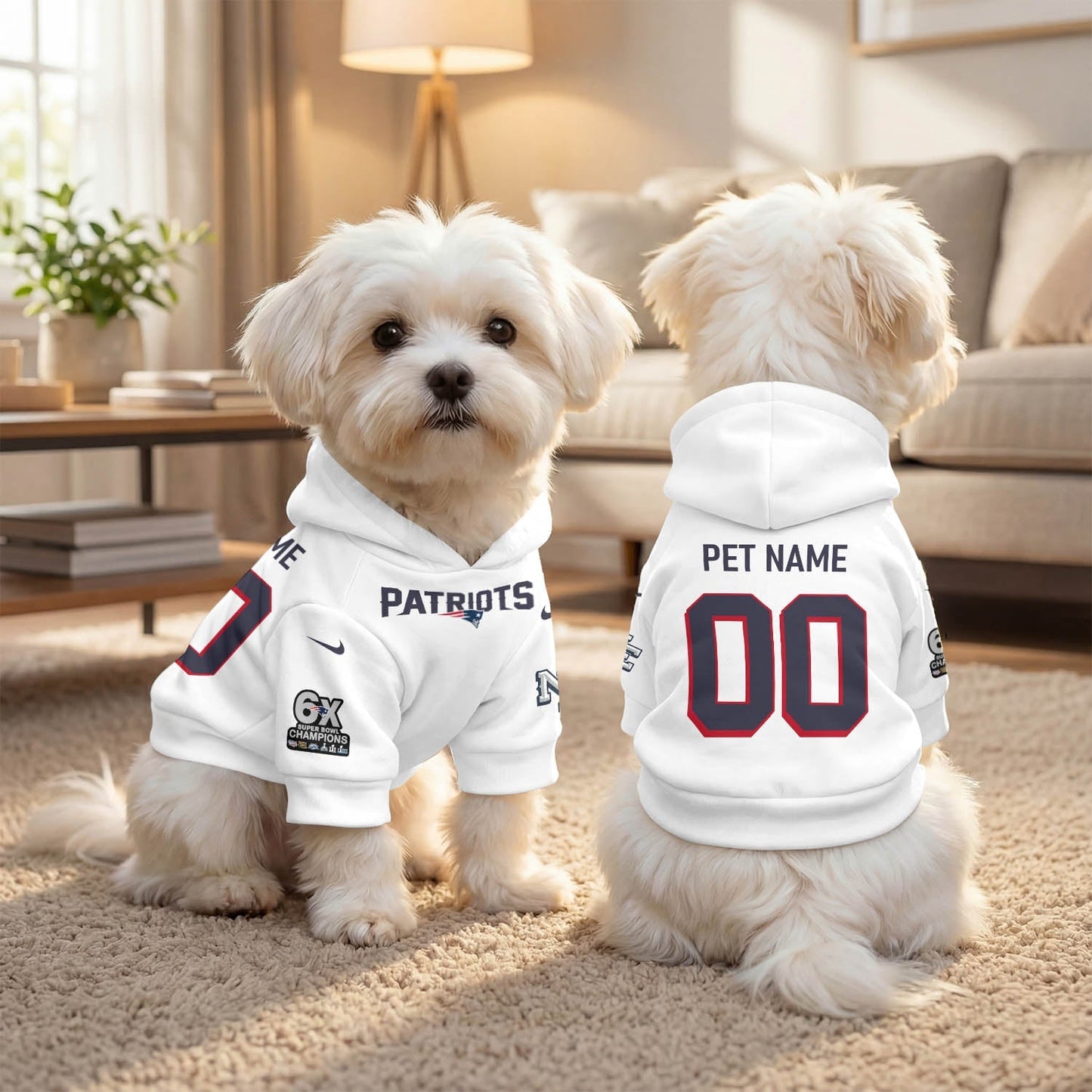 NE “Rivalries” Pet Hoodie-DTD