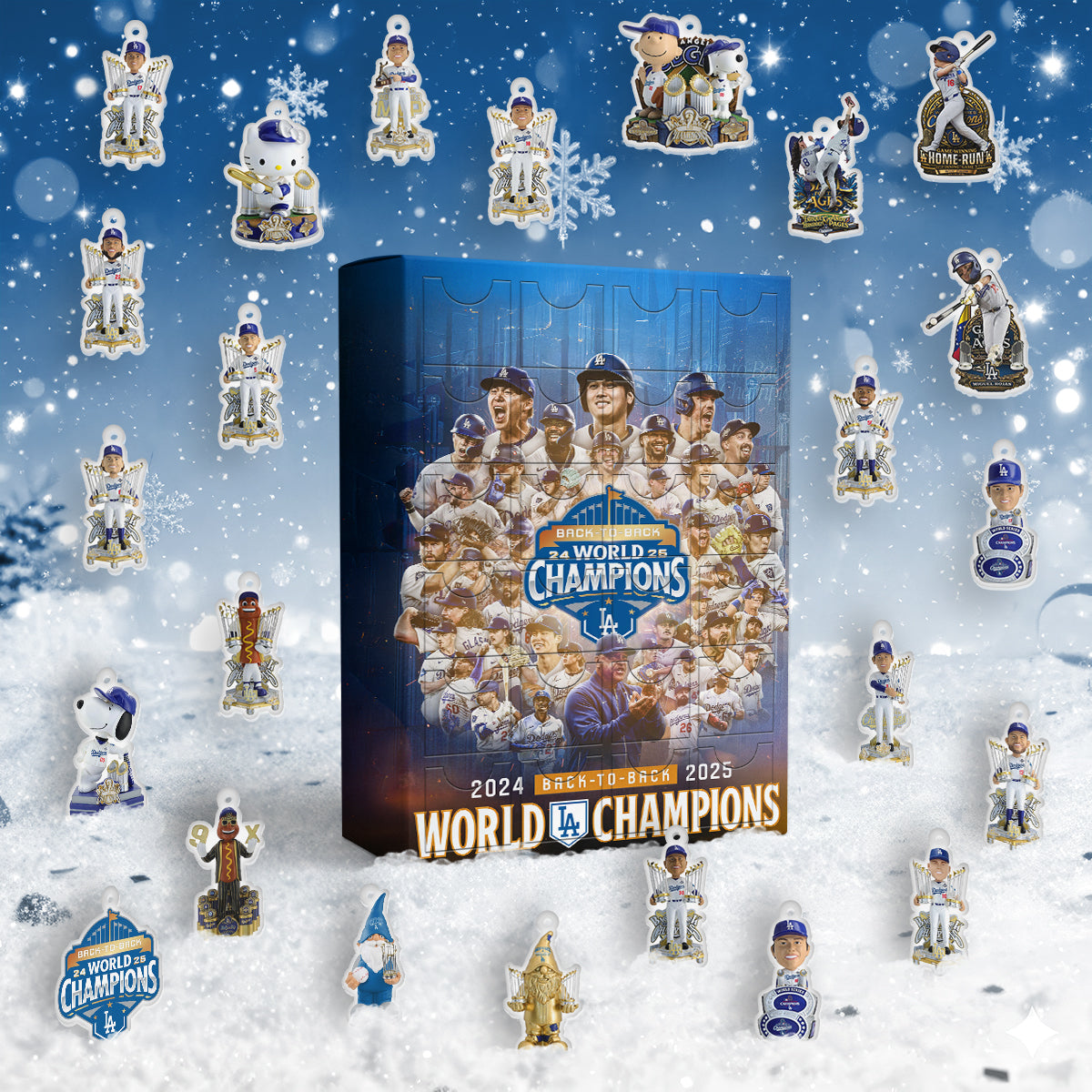 LAD 2025 World Series Champions Advent Calendar-DTD