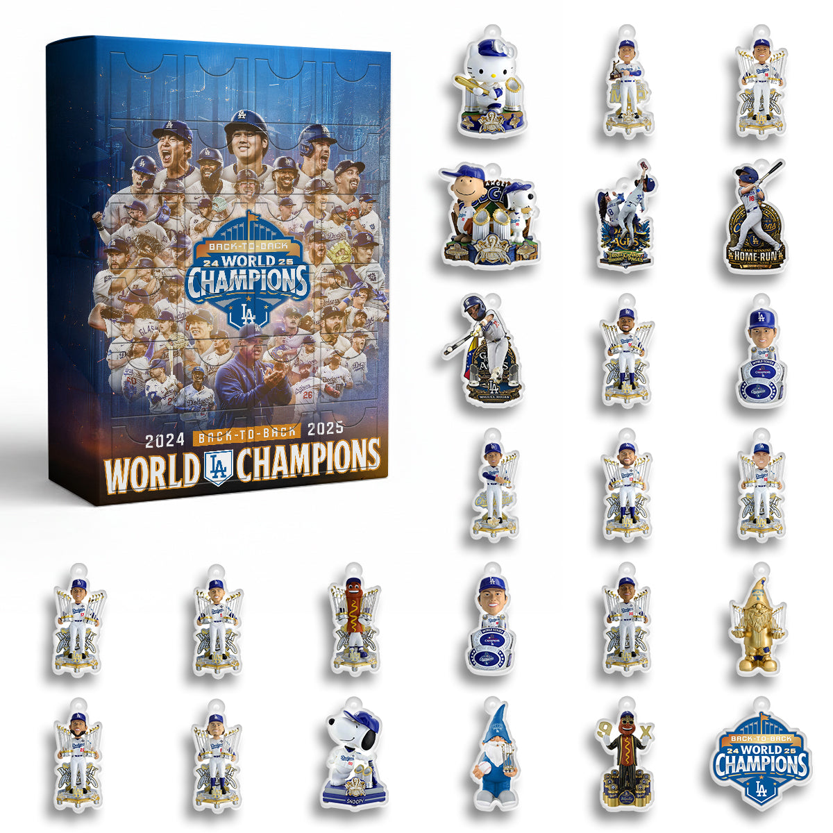 LAD 2025 World Series Champions Advent Calendar-DTD