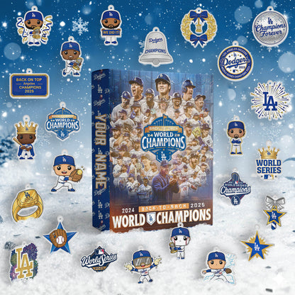 Personalized LAD 2025 World Series Champions Advent Calendar-DTD