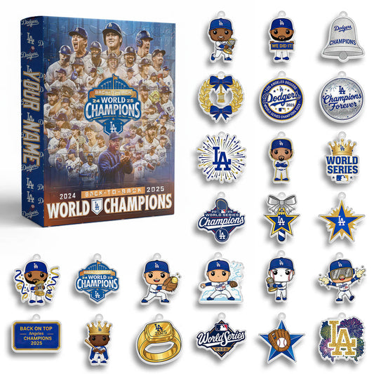 Personalized LAD 2025 World Series Champions Advent Calendar-DTD