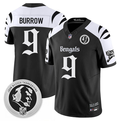 CIN Gothic Vapor Limited Jersey - John Madden Patch - All Stitched-DTD