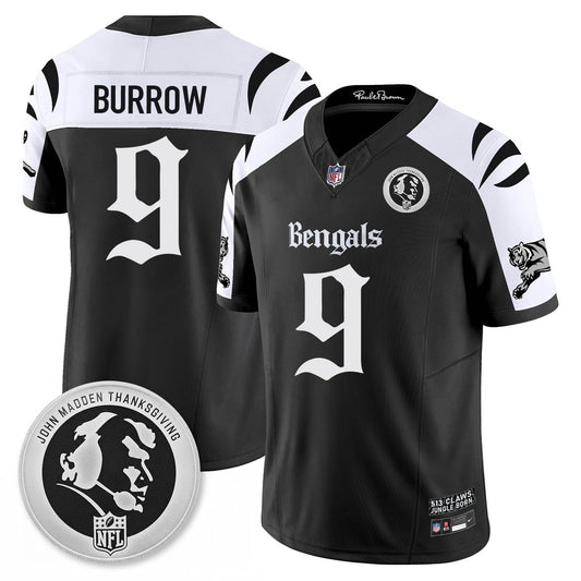 CIN Gothic Vapor Limited Jersey - John Madden Patch - All Stitched-DTD