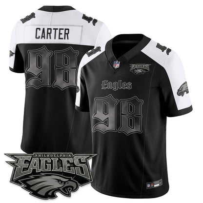 PHI 'Dark Gothic Philly' Vapor Limited Jersey - All Stitched-DTD