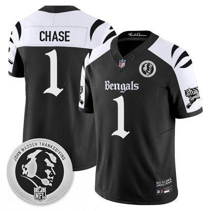 CIN Gothic Vapor Limited Jersey - John Madden Patch - All Stitched-DTD