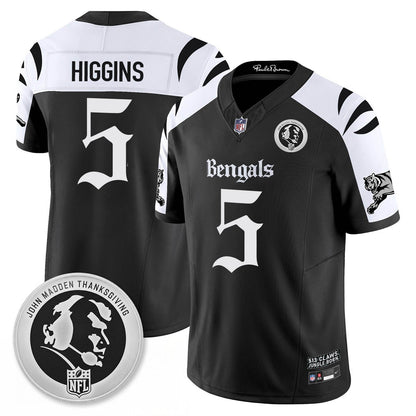 CIN Gothic Vapor Limited Jersey - John Madden Patch - All Stitched-DTD