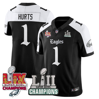 PHI 'Gothic Philly' LII-LIX Super Bowl Champions Vapor Limited Jersey - All Stitched-DTD