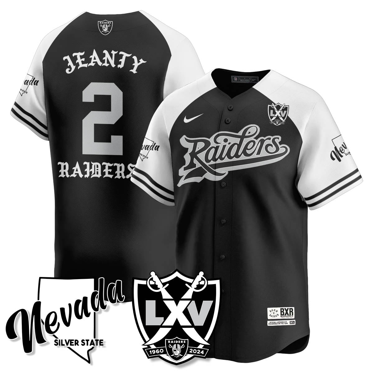 LVR Born x Raised Baseball Jersey - All Stitched-DTD