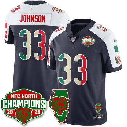 CHI Mexico NFC North Division Champions Vapor Limited Jersey - All Stitched-DTD