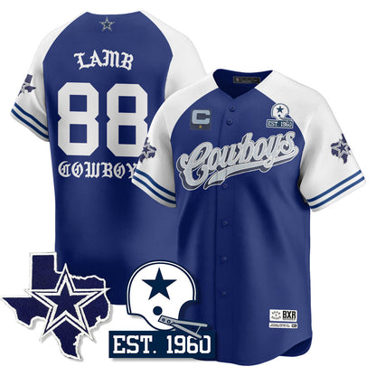 DAL Born x Raised Baseball Jersey - All Stitched-DTD