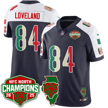 CHI Mexico NFC North Division Champions Vapor Limited Jersey - All Stitched-DTD