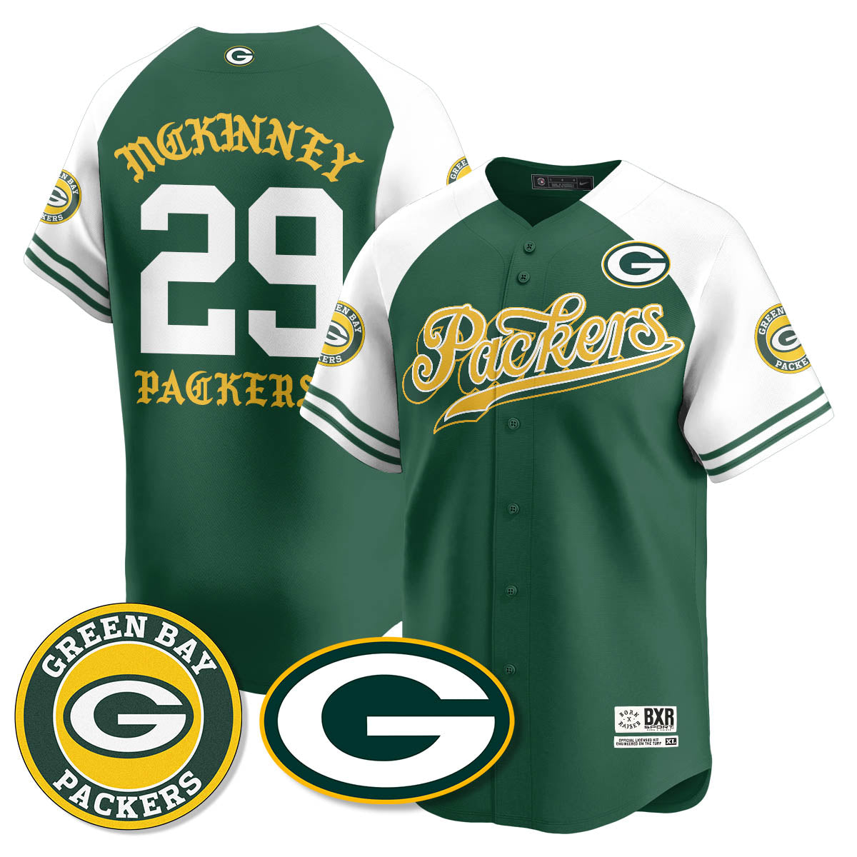 GB Born x Raised Baseball Jersey - All Stitched-DTD