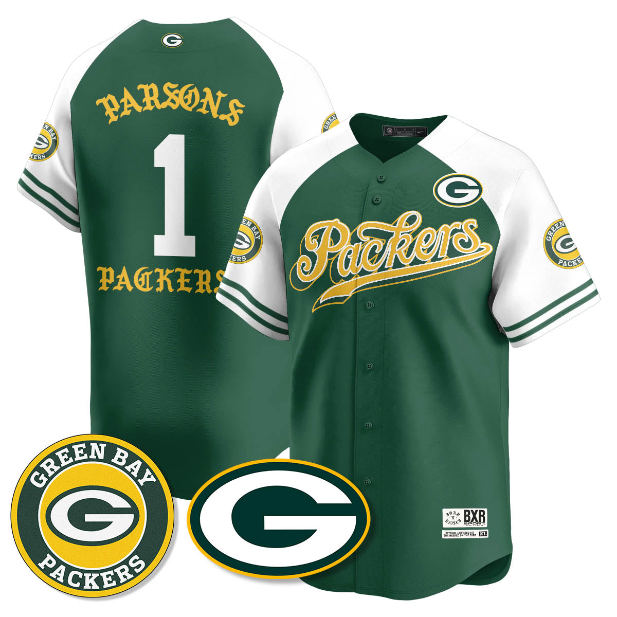 GB Born x Raised Baseball Jersey - All Stitched-DTD
