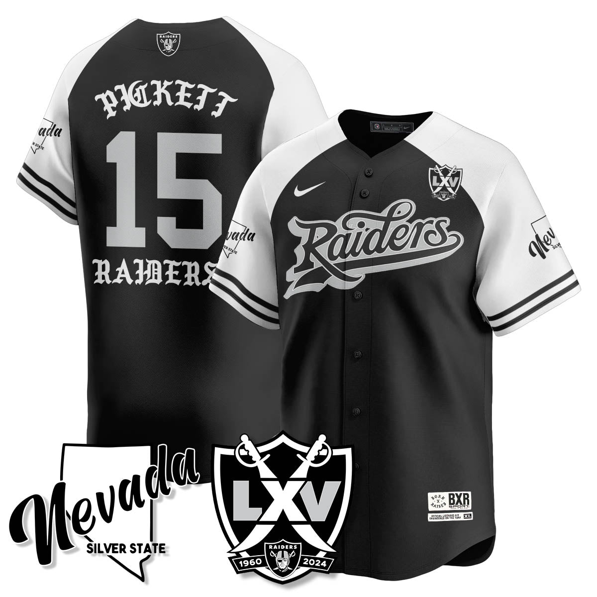 LVR Born x Raised Baseball Jersey - All Stitched-DTD