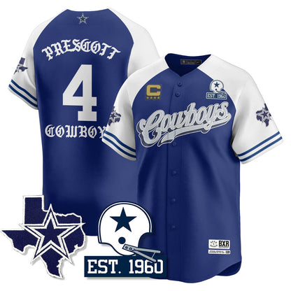 DAL Born x Raised Baseball Jersey - All Stitched-DTD