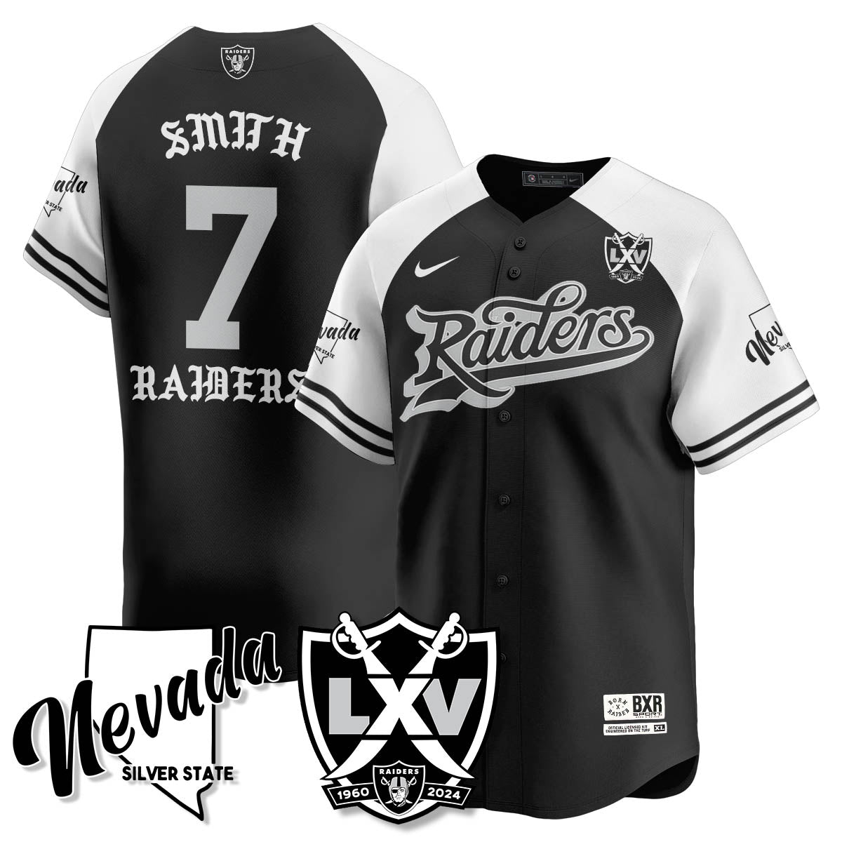 LVR Born x Raised Baseball Jersey - All Stitched-DTD