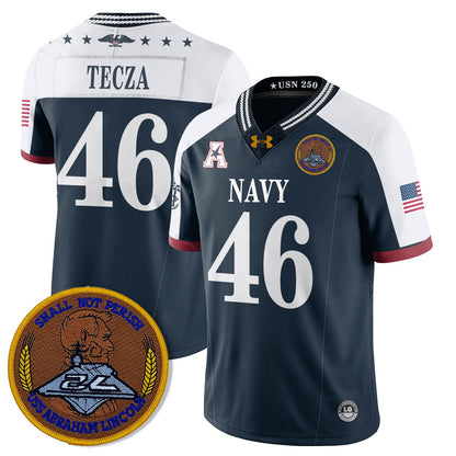 Navy MID Honoring the 250th Anniversary of the United States Navy Jersey - All Stitched-DTD