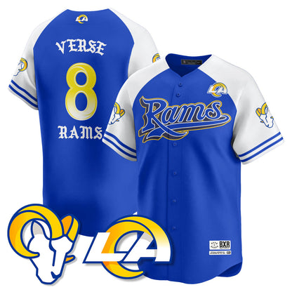 LAR Born x Raised Baseball Jersey - All Stitched-DTD