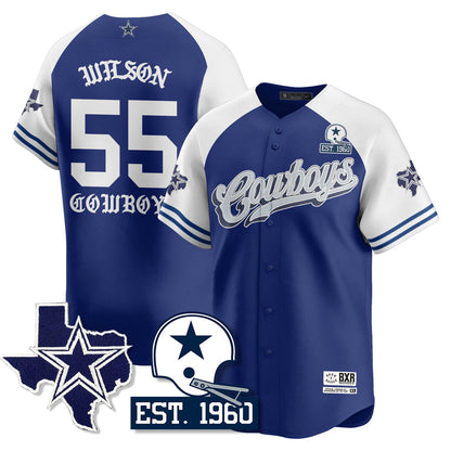 DAL Born x Raised Baseball Jersey - All Stitched-DTD