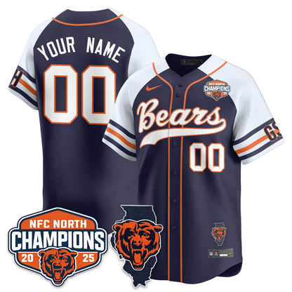 Custom CHI  NFC North Division Champions Vapor Limited Baseball Jersey - All Stitched-DTD
