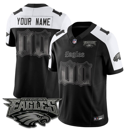 Custom PHI 'Dark Gothic Philly' Vapor Limited Jersey - All Stitched-DTD