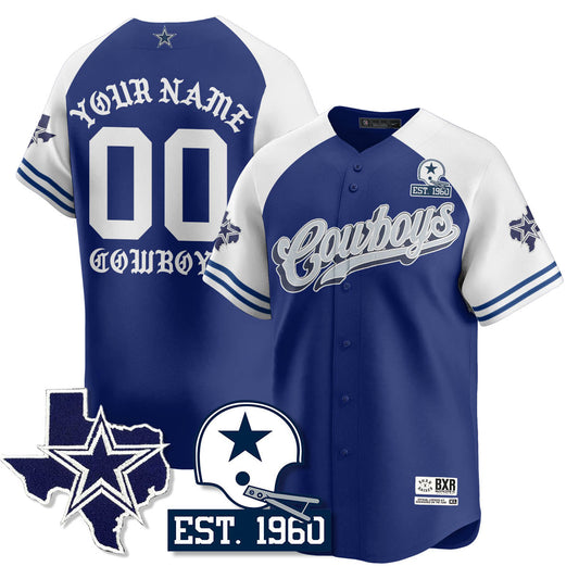 DAL Born x Raised Baseball Custom Jersey - All Stitched-DTD