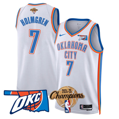 OKC 2024-25 Champions Jersey - All Stitched-DTD