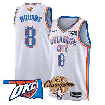 OKC 2024-25 Champions Jersey - All Stitched-DTD