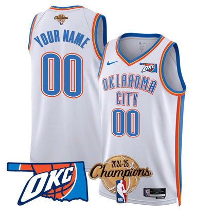 OKC 2024-25 Champions Jersey - All Stitched-DTD