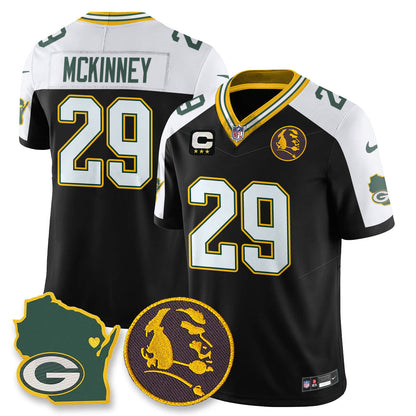GB Vapor Limited Jersey - John Madden Patch - All Stitched-DTD