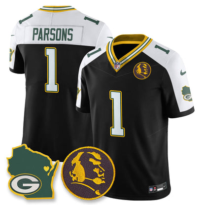 GB Vapor Limited Jersey - John Madden Patch - All Stitched-DTD