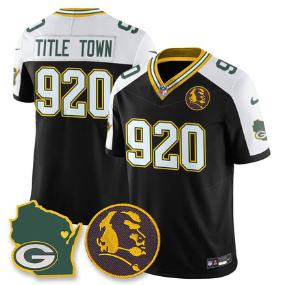 GB Vapor Limited Jersey - John Madden Patch - All Stitched-DTD