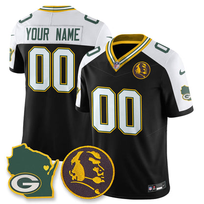 GB Vapor Limited Jersey - John Madden Patch - All Stitched-DTD