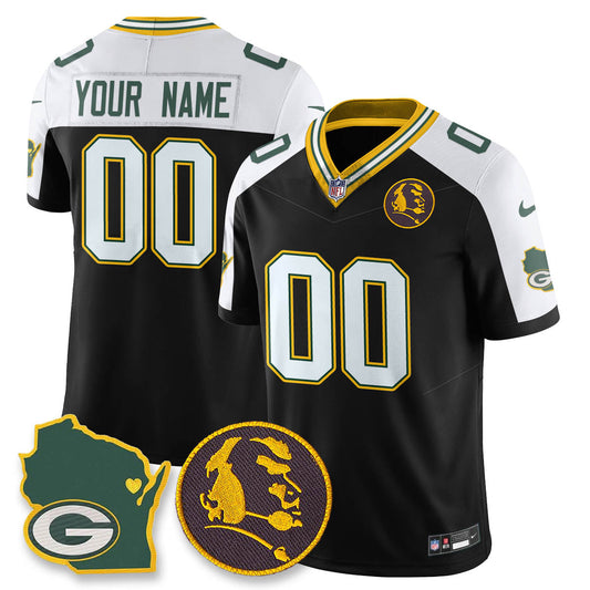 GB Vapor Limited Custom Jersey - John Madden Patch - All Stitched-DTD