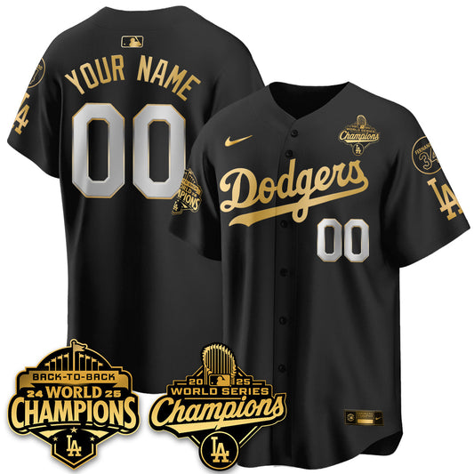 Custom LAD 2025 World Series Champions Jersey - All Stitched-DTD