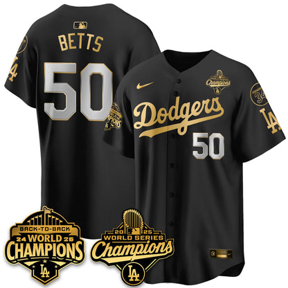 LAD 2025 World Series Champions Jersey - All Stitched-DTD