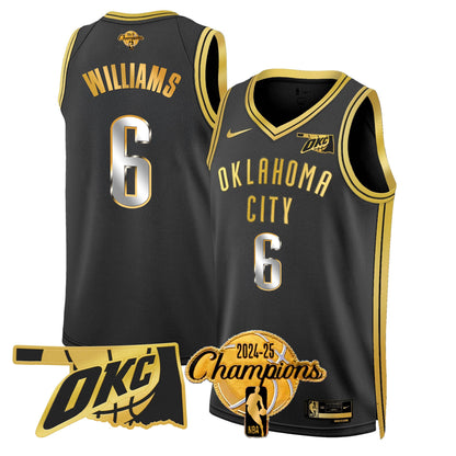 OKC 2024-25 Champions Jersey - All Stitched-DTD
