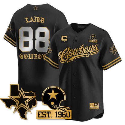 DAL Born x Raised Baseball Jersey - All Stitched-DTD