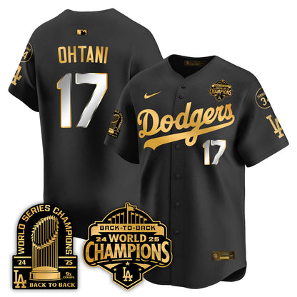 LAD 2025 World Series Champions Jersey - 9x Champs - All Stitched-DTD