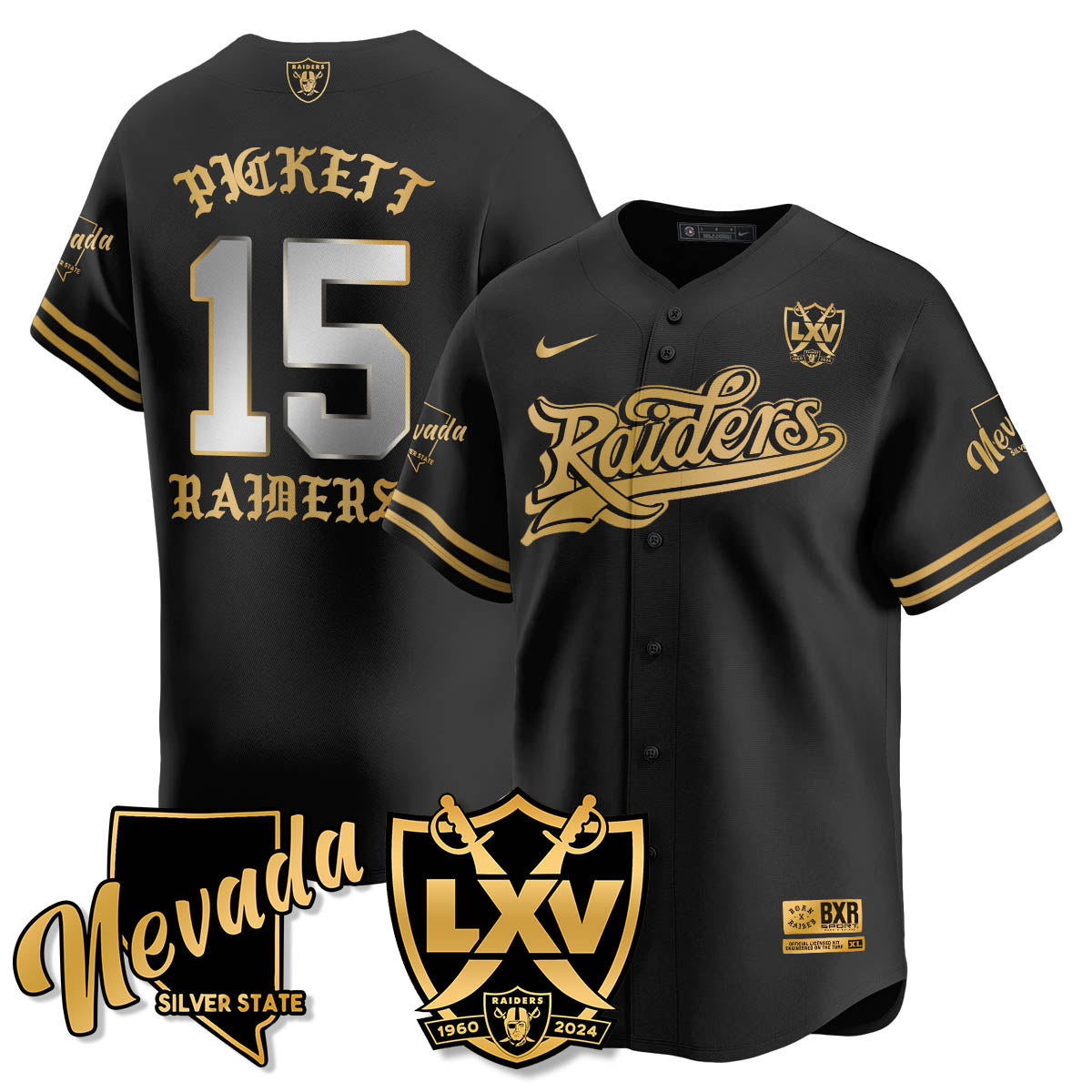 LVR Born x Raised Baseball Jersey - All Stitched-DTD