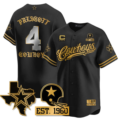 DAL Born x Raised Baseball Jersey - All Stitched-DTD