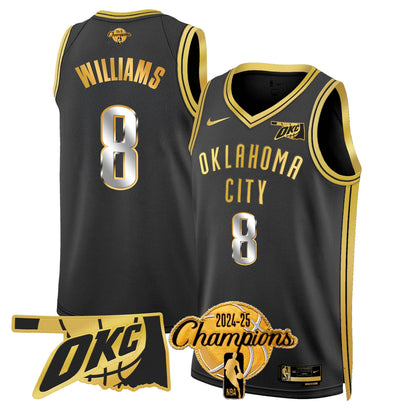 OKC 2024-25 Champions Jersey - All Stitched-DTD