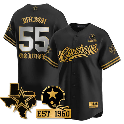 DAL Born x Raised Baseball Jersey - All Stitched-DTD