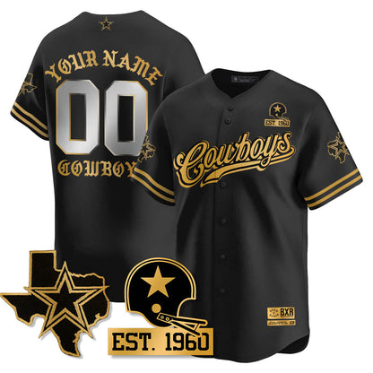 DAL Born x Raised Baseball Jersey - All Stitched-DTD