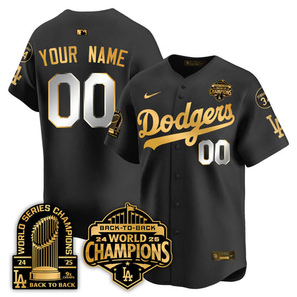 LAD 2025 World Series Champions Jersey - 9x Champs - All Stitched-DTD