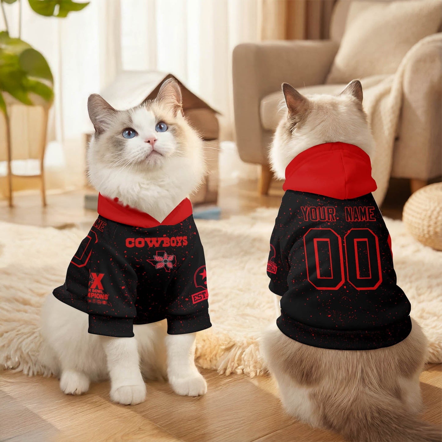 DAL Stranger Thing Pet Hoodie-DTD