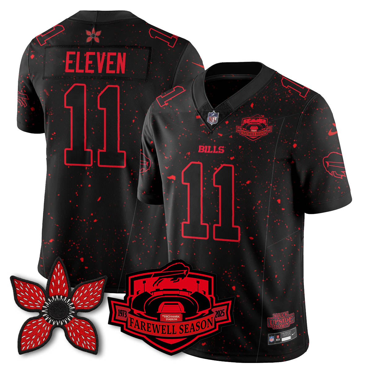 BUF 'Stranger Things Edition' Vapor Limited Jersey - All Stitched-DTD