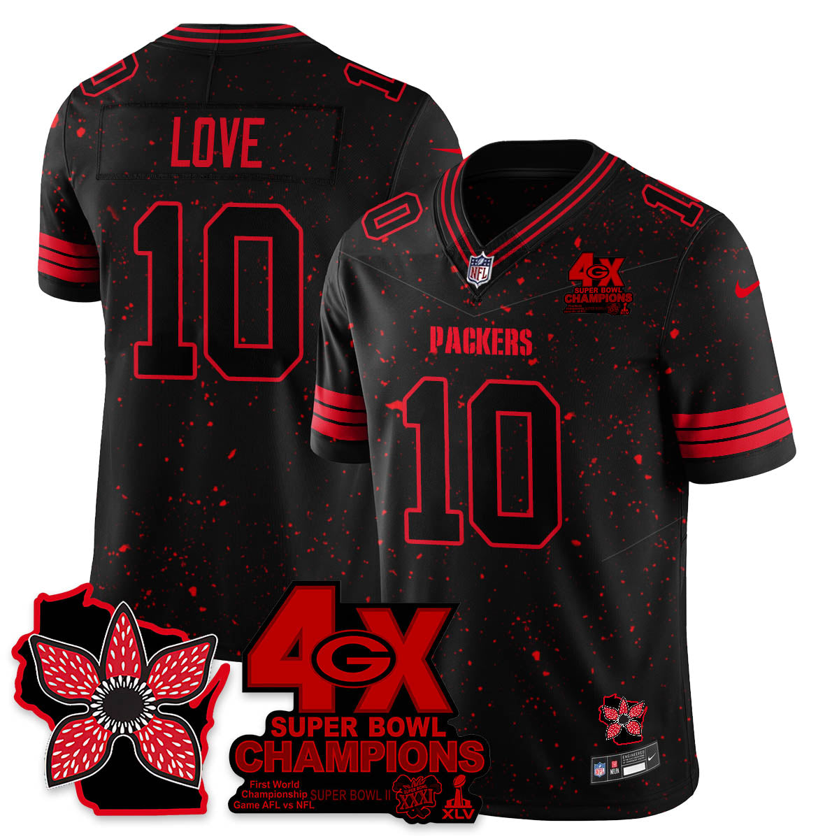 GB 'Stranger Things Edition' Vapor Limited Jersey - All Stitched-DTD