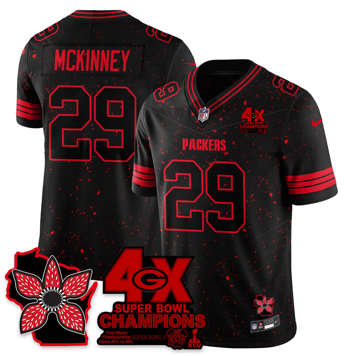 GB 'Stranger Things Edition' Vapor Limited Jersey - All Stitched-DTD